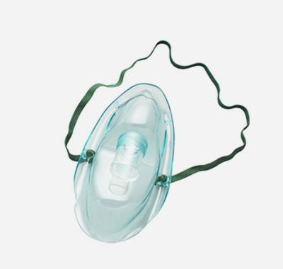 China Tubulação branca transparente de 4L/Min Oxygen Face Mask Without à venda