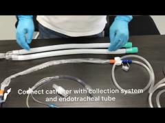 L-Piece Auto Flushing Closed Suction Catheter