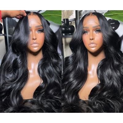 China Wholesale Raw Virgin Body Wave Cuticle Aligned Full Lace Human Hair Wig HD Lace Frontal Wigs For Black Women for sale