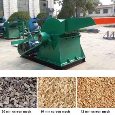 China Small Size Twin Mouth Industrial Olive Timber Chipper Shredder Wood Dust Crusher for sale