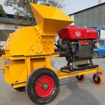 China Wood Processing Crusher Tree Brush Chipper Waste Wood Crushing Machine for sale