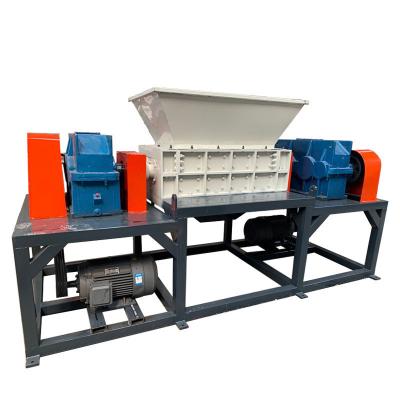 China Double Shaft Shredder for Waste Car Hardware Accessories Glass Panel Beer Bottle Recycling for sale