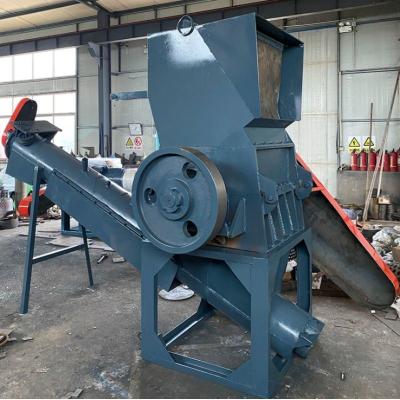 China Plastic LDPE Film Crusher PVC Pipe Plastic Crusher Machine with Solid Knife Roller for sale