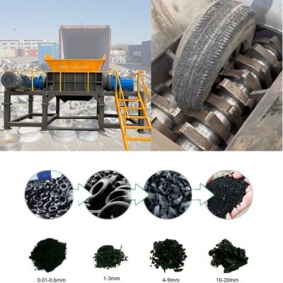 China Full Payment Automatic Tire Rubber Shredding Granulator Rubber Product Making Machine for sale