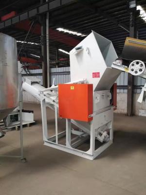 China Recycling Machine for Plastic Rubber Head Waste Plastic Crusher Line Output Size 8-16mm for sale