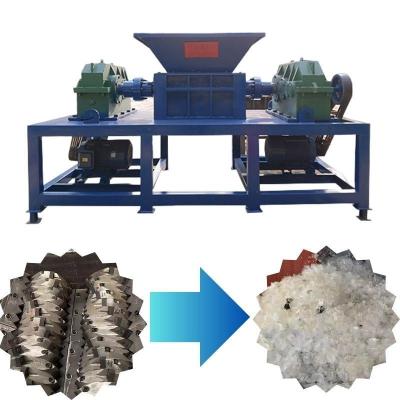 China Computerized Waste Plastic Soft Pipe Double Hob Fabric Shredder Machine for Production for sale