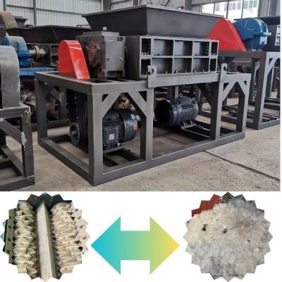 China Double Hob Shredder Machine for Scrap Wool Shredding and Recycling Film/Soft Material for sale