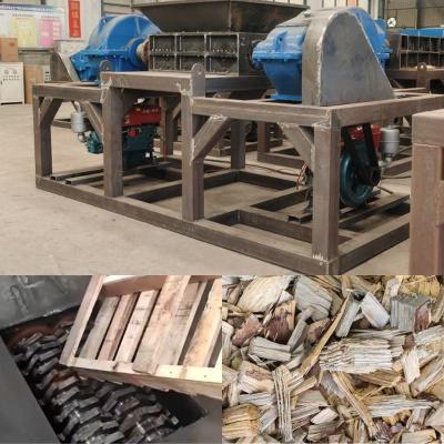 China 30000.000kg Package Gross Weight Wood Shredder for Log and Square Timber Construction for sale