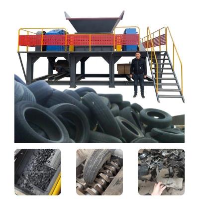 China 2000-3000kg/H Waste Tyre Recycling Machine Tire Shredder Machine for sale