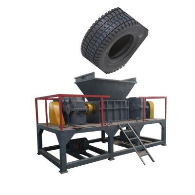 China Heavy Duty Industrial Waste Rubber Tire Shredder Tyre Shredding Machine for sale