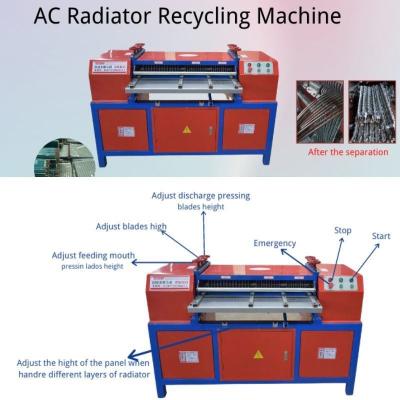 China PLC Controlled Air Conditioner Radiator Recycling Machine for Recycling Waste Materials for sale