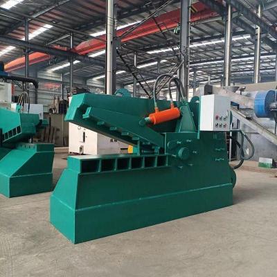 China 20 Kw Power Hydraulic Mobile Scrap Steel Plates Round Steel Cutting Shearing Machine for sale