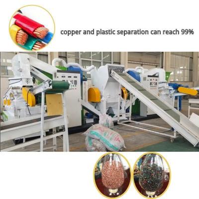 China 4800*2500*2400mm Supply Copper Wire Recycling Machine for Recycle Waste Wire Cable Zipper for sale