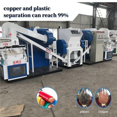 China Volledige betaling Kabel recycling Crusher Separator apparatuur Koperdraad Granulator Machine Te koop