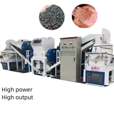 China Scrap Cables Copper Wire Stripping Granulating Machine for Final Product Pure Copper for sale