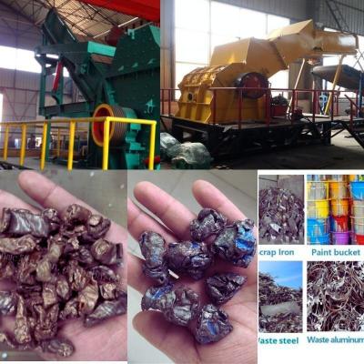 China Customization High Safety Level Mobile PC 600*400 Model Diesel Scrap Metal Hammer Crusher for sale