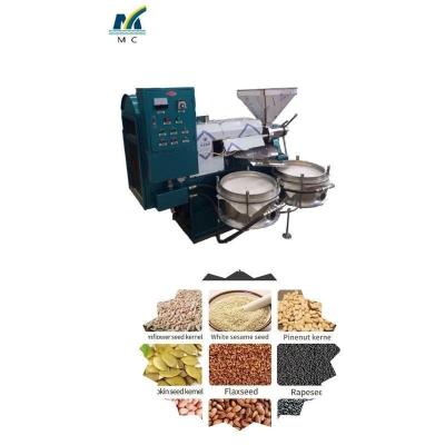 China Professional Spiral Oil Press Machine for Sunflower Oil Making Cold Pressing and Milling for sale