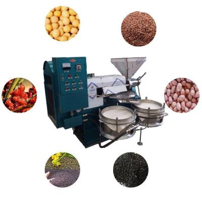 China 60-150kg/H Spiral Sesame Oil Press Machine Mustard Oil Making Machine 1600*1300*1750 mm for sale