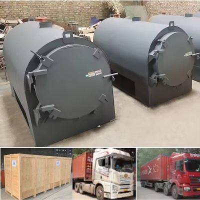 China Biochar Making Charcoal Machine Carbonization Kiln Stove for Customization Charcoal Furnace for sale