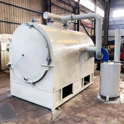 China Carbonización Arroz Husk Bambú Máquina de fabricación de biocarbono para biomasa de madera Horno de carbón en venta