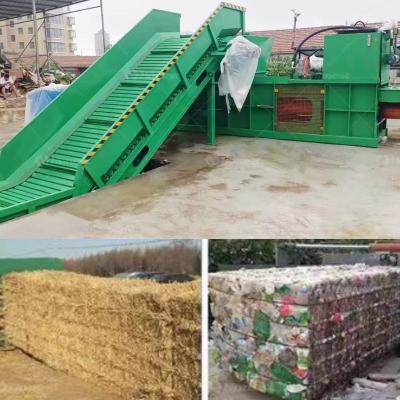 China 100 Kn Fully Automatic Horizontal Hydraulic Tobacco Baling Machine for Cartons and Wood for sale