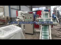 copper wire cable recycling machine