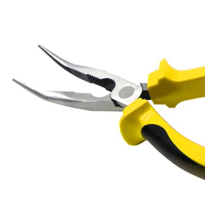 China Various Good Quality Hardware Steel Bent Nose Plier Promotional Hand Tools for sale