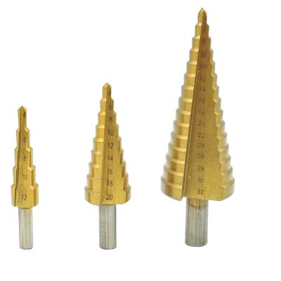 China Durable Hss4241/4341/M2/M35 And High Quality Step Taper Earth Auger Drill Bits For Power Drill for sale