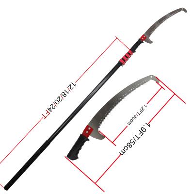 China Wholesale Extenclean Factory Garden Tool SK5 Steel Long Reach Extendable Long Length Telescopic Shaft Pruner Saw for sale