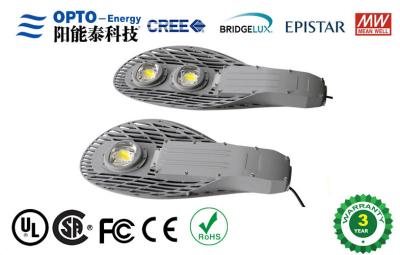 China CRI 85 100W Outdoor Led Street Lights , LED Road light Epistar / BridgeLux Chip -40 to + 70 ℃ for sale