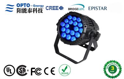 China High Power RGBW 4 in 1 64 Led Stage Lights / Black Led Par light For architectural for sale