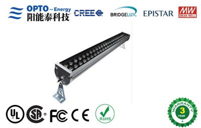 China Zwei Linien 48W führten Wand-Waschmaschinen-Licht IP68 mit Wand-Waschmaschine DMX 512 RGB der im Freien zu verkaufen