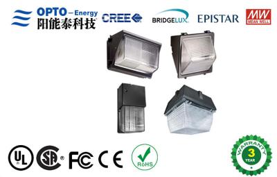 China IP65 150W Led Wall Pack Light / Architectural Wall Lighting with PC + Aluminum Alloy for sale