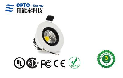 China High Bright 5W Cob Led Downlights Dimmable 240 V / Energy Efficient For Office for sale