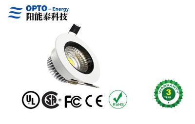 China Round Dimmable Recessed LED Downlight Ceiling Lighting Warm White / Pure White / Cool White for sale