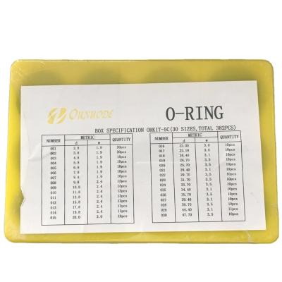 China NEW 419PCS 3-50mm O Ring Assortment Sealing Kit O Ring Sealing Kit Set Repair Kit High Quality Rubber Box For Excavator for sale