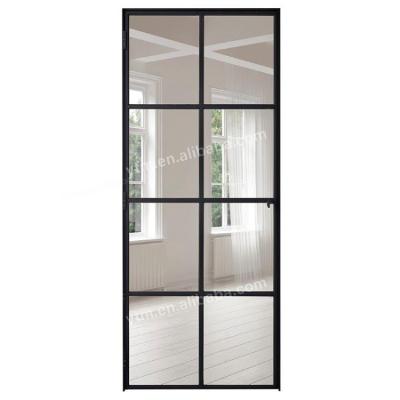 China America Modern Design Industrial Cheap Entry Entrance Commercial Steel Doors With Glass For Home for sale