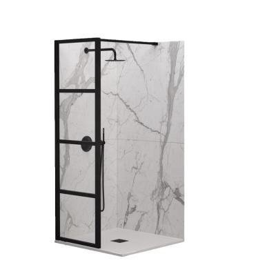 China Modern Tub Bathtub Panel Insert Walk In Frameless Glass Bathroom Shower Doors for sale