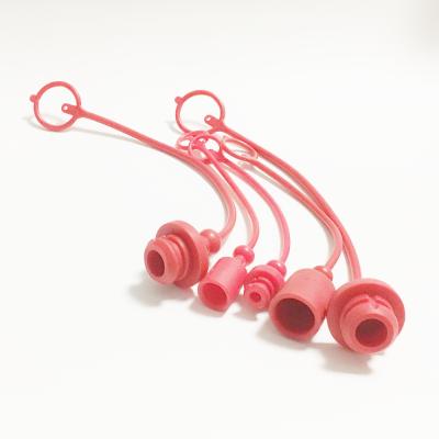 China Red Color Plastic Rubber Plastic Soft Dust Plugs and Plugs for sale