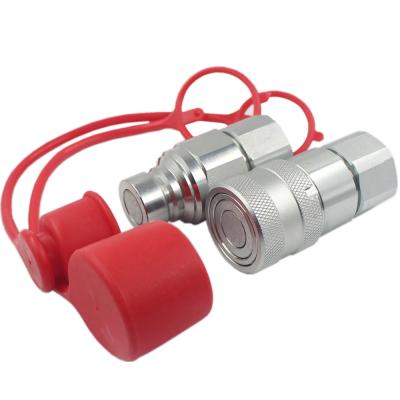 China PLT4 Hydraulic Quick Connect Coupler Flat Face High Pressure Hydraulic Hose Coupling Italy Other Type for sale