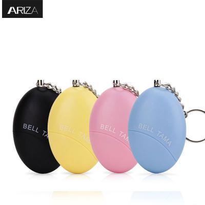 China 130db Normal Egg Shaped Personal Alarm Key Chain Personal Security Alarm for sale