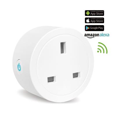 China Tuya 16A wifi remote control smart plug sockets UK standard residential electric smart socket / multi-purpose socket for sale