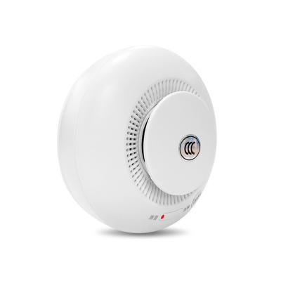 China Plastic Manufacturer For Home Detector Smart Mini Tuya Wifi Gas Alarm ABS Interconnect Smoke Detector Fire Alarm for sale