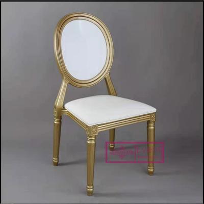 Cina (Other)Adjustable Resin Frame Louis Wedding Chairs Backrests Resin Louis Outdoor Dining Chairs in vendita