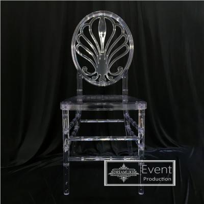 Chine New Arrival Wholesale Price Modern Clear Acrylic Chair For Wedding Outdoor Dining Party à vendre