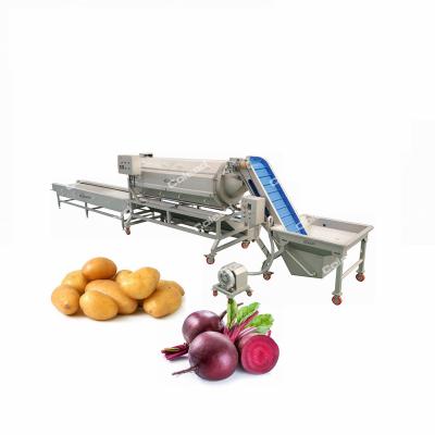 China Energy Saving Automatic Potato Peeling Machine Beet Taro Peeling Machine Potato Cleaning Machine for sale