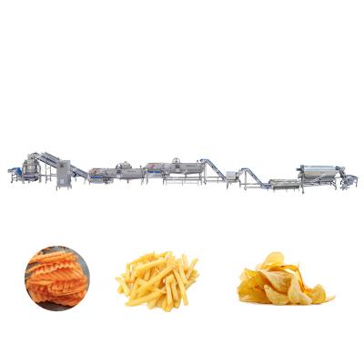 China Root Vegetable Processing Full Automatic Potato Clean Washing Root Vegetable Processing Line / Potato Cleaning Machine Processing Line for sale