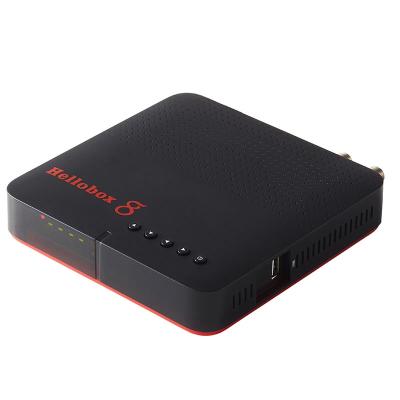 China Hellobox 8 Satellite Receiver DVB-S2X DVB-T2 Combo TV BOX Satellite TV Play on Mobile Phone Support Android/IOS Outdoor Play DVB 8 for sale