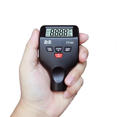 China Yes Zn R&D ET360 of Mini Micron Level Paint Thickness Fe/NFe Fe+ Meter High Accuracy Car Paint Layer Thickness Gauge for sale