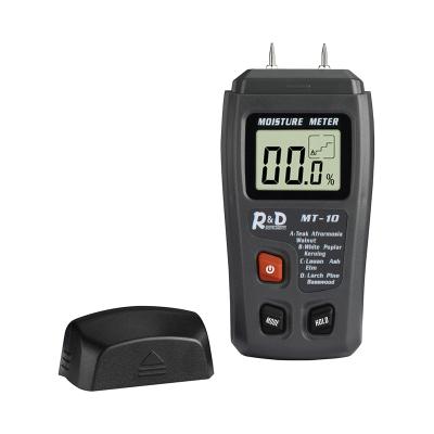 China Woodworking Digital Moisture Tester Paper Skin Powder Wood Wall Moisture Meter MT-10 for sale